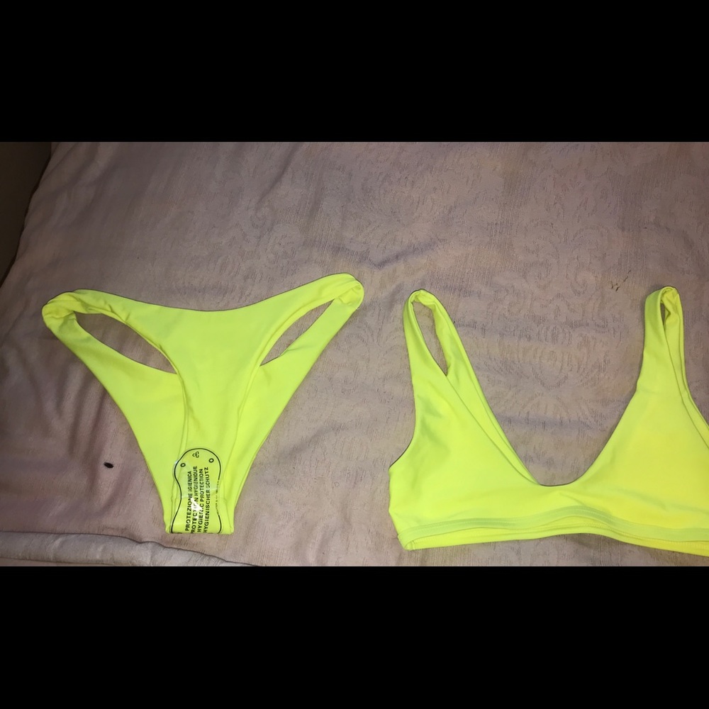 Neon Green Swim Suit